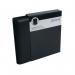 The image shows a sleek black Filofax Personal Organiser with a zip closure. The A5 size and Metropol design adds a sophisticated touch. The organizer includes bank holidays for both UK and ROI.