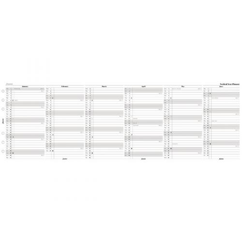 Filofax 2014 Vertical Year Planner For Personal FX21473 Calendars