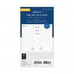 Filofax Refill Day Per Page Personal White 2027 27-68441 FX62089