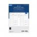 Filofax Refill Day Per Page A5 White 2027 27-68519 FX62149
