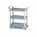 GPC 3 Shelf Service Trolley Grey HI424Y GA27041