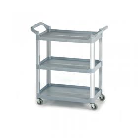 GPC 3 Shelf Service Trolley Grey HI424Y GA27041