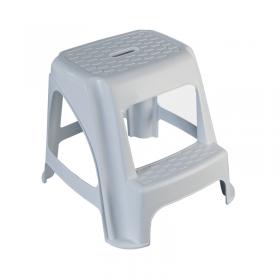 GPC Plastic Step Stool White HE400Z GA27911