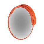 Traffic Mirror with Hood 450mm Diameter with Fixings High Visibility Orange TMH45Z GA72283