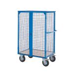 Heavy Duty Platform Truck with Mesh Sides and Lockable Doors 500kg Capacity DT601Y GA78666