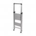 Climb-It 2 Tread Slim Step Ladder with Handrail 475x55x1160mm Aluminium FS192Z GA78728