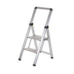 Climb-It 2 Tread Slim Step Ladder with Handrail 475x55x1160mm Aluminium FS192Z GA78728