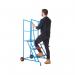 Climb-It Loading Step 3 Tread Open Back Powder Coated Blue SLS03P GA79060