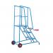 Climb-It Loading Step 3 Tread Open Back Powder Coated Blue SLS03P GA79060