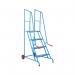 Climb-It Loading Step 4 Tread Open Back Powder Coated Blue SLS04P GA79061