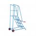 Climb-It Loading Step 4 Tread Open Back Powder Coated Blue SLS04P GA79061