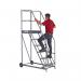 Climb-It Warehouse Safety Steps 600mm Platform 6 Tread Grey AHWS06GY GA79072