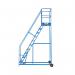 Climb-It Warehouse Safety Steps 600mm Platform 10 Tread Blue AHWS10BL GA79079