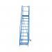 Climb-It Warehouse Safety Steps 600mm Platform 10 Tread Blue AHWS10BL GA79079