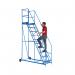 Climb-It Warehouse Safety Steps 600mm Platform 10 Tread Blue AHWS10BL GA79079