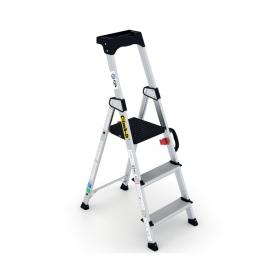 GPC Climb-It Professional 3 Tread Step Ladder with Carry Handle Aluminium CAH103 GA79983