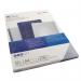 The GBC HiClear A4 Binding Cover 250 Micron Clear pack of 50 contains durable, high-quality binding supplies that are perfect for protecting documents and giving them a professional, sleek appearance. The clear covers allow for easy visibility while the sturdy material ensures long-lasting use. Perfect for any binding project.