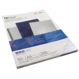 GBC HiClear A4 Binding Cover 250 Micron Super Clear (Pack of 50) 41606E GB21729