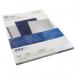 This photo shows a pack of 50 GBC HiClear A4 binding covers, made of 250 micron super clear material. The covers have a glossy finish and are designed for use with GBC binding supplies.