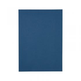 GBC LeatherGrain A4 Binding Cover 250gsm Royal Blue (Pack of 100) CE040029 GB21836
