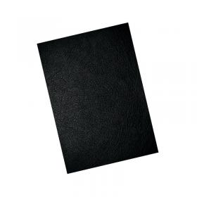 GBC LeatherGrain A4 Binding Cover 250gsm Black (Pack of 100) CE040010 GB21851