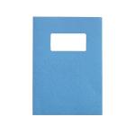 GBC LeatherGrain A4 Binding Cover with Window 250gsm Blue (Pack of 50) 46735E GB21869