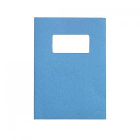 GBC LeatherGrain A4 Binding Cover with Window 250gsm Blue (Pack of 50) 46735E GB21869