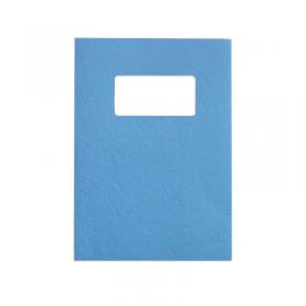 GBC LeatherGrain A4 Binding Cover with Window 250gsm Blue (Pack of 50) 46735E GB21869