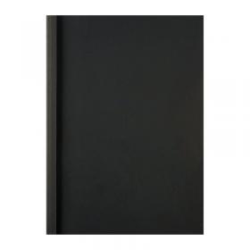 GBC LeatherGrain ThermaBind A4 Cover 1.5mm Black (Pack of 100) IB451607 GB21912