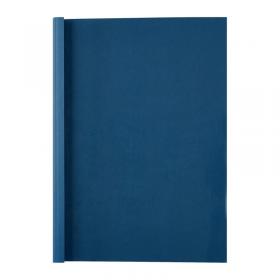 GBC LeatherGrain ThermaBind A4 Cover 1.5mm Blue (Pack of 100) IB451003 GB21919