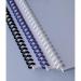 GBC ClickBind 8mm A4 Binding Spines Black (Pack of 50) 388019E GB22016