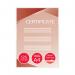 The photo shows a pack of 100 GBC Document Laminating Pouches, specifically designed for A4 size documents. The pouches have a glossy finish and are made with 250 micron thickness, ensuring durability and protection for your important papers.