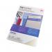 This photo shows a pack of 50 GBC PolyClearView A4 Binding Covers, each made of 350 micron matte material. The covers are designed for use with GBC Binding Supplies and have a clear, polished appearance. Perfect for professional presentations or reports.