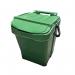 Kitchen Waste Bin with Lid 40 Litre Green GDN800003 GDN800003