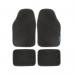 Goodyear 4 Piece Velour Car Mat Set Black 904526 GDY44463