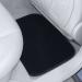 Goodyear 4 Piece Velour Car Mat Set Black 904526 GDY44463