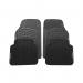 Goodyear 4 Piece Rubber Car Mat Set Black 904506 GDY45542