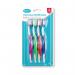 Dentaglo Toothbrushes x4 Assorted Pack of 24 PER0194 GEM30194