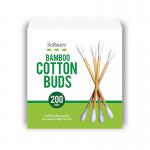Softsure Bamboo Cotton Buds x200 Pack of 24 PER2946 GEM32946