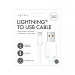 Lightning to USB Port Cable 1m White Pack of 24 ELE5966 GEM35966
