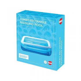 Jumbo Rectangular Paddling Pool 2x1.45x0.46m TOY8200OBS GEM88200S