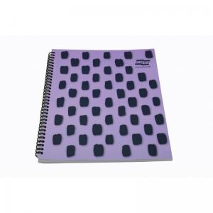 Europa Splash Notebooks 160 Lined Pages A4 Purple Cover Pack of 3