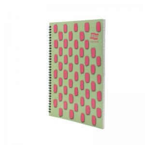 Europa Splash Notebooks 160 Lined Pages A4 Pink Cover Pack of 3