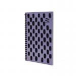 Europa Splash Notebooks 160 Lined Pages A5 Purple Cover (Pack of 3) EU1504Z GH00290