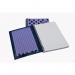 Europa Splash Notebooks 160 Lined Pages A5 Purple Cover (Pack of 3) EU1504Z GH00290
