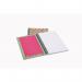 Europa Splash Notebooks 160 Lined Pages A5 Pink Cover (Pack of 3) EU1505Z GH00293