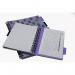 Europa Splash Project Book 200 Lined Pages A5 Purple Cover (Pack of 3) EU1508Z GH00305