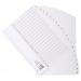 Exacompta Guildhall Mylar Index A-Z A4 White MWDA-ZZ GH00358