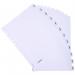 Exacompta Guildhall Mylar Index January - December A4 White MWDJ-DZ GH00432