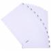 Exacompta Guildhall Mylar Index January - December A4 White MWDJ-DZ GH00432